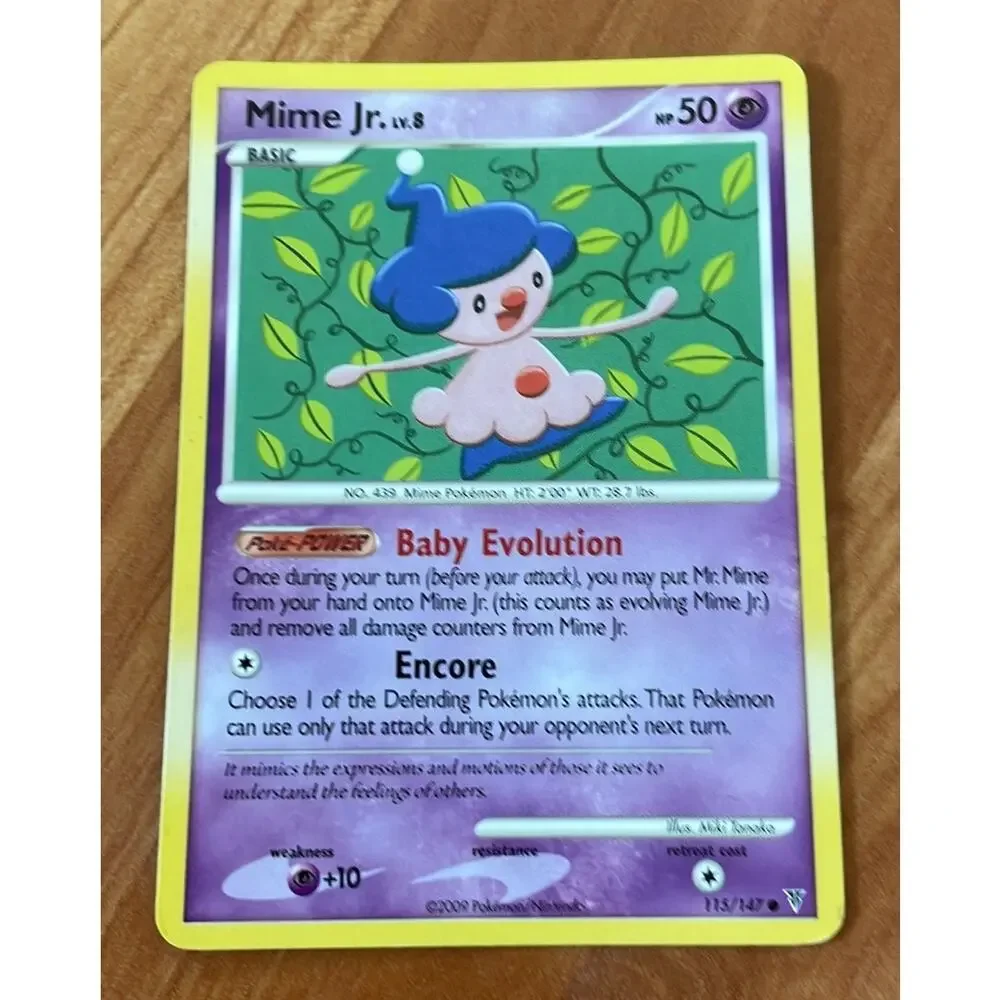 Mime jr Pokemon Card